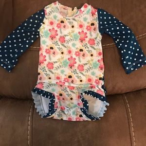 3-6 month ruffly butt swimsuit